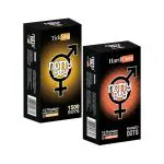 NottyBoy HardCore Raised Dotted | 1500 Super Dots Condoms - 20 Pieces