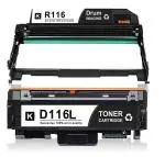 Verena MLT-D116L Toner Cartridge & Dr116 Drum Unit Compatible for Samsung SL-M 2625, 2625D, 2626, 2675, 2675FN, 2676, 2825, 2825DW, 2825ND, 2826, 2875, 2876, 2876ND Printers (SAM DUTN116-1SET)