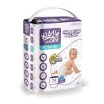 Kiddle Care Advanced Soft Baby Pants Diaper, Medium (M Size)_(74 Count) Leak Proof, Up To 12 Hours Protection, Wetness Indicator, Pack Of 1,(7 To12 Kg)