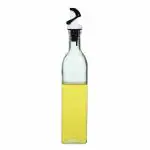 Red Butler Glass Olive Oil Dispenser Bottle - 500ml Oil & Vinegar Cruet Bottle with Pourers, Funnel and Labels, Cooking Oil Dispenser for Kitchen, Dust-proof & Leak-proof Oil Bottle.