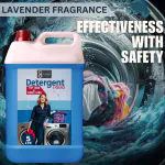 FLISKO Detergent Liquid Blue 5Liter with Nano Fiber Lock Technology, 99.9% Germ Protection, Bio Stain Power & Ultra Color Care