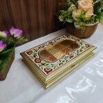 CRAFT CORNER Square Designer, Decorative, Handicraft Empty Dry Fruit Gift Box