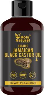 Holy Natural Organic Jamaican Black Castor Oil for Hair and Skin | 300ml