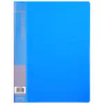 Deli Blue Clamp File Folder for Office, Strong lever clamp, Inside pocket, Pack of 6,EB30232