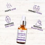 Mom Touch Niacinamade +Zink Serum | Reduces Blemishes & Acne Marks | Minimizes Fine Lines | Remove Black Heads | Fight Acne Serum face | face serum for glowing skin women | Natural face serum