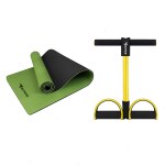 Spike TPE Premium Yoga Mat and Tummy Trimmer for Men and Women with Carry Bag for Home Gym, Outdoor Workout and Yoga Exercise Anti Slip Yoga mat TPE