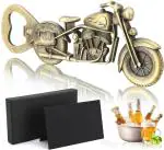 Hasthip Black Motorcycle Bottle Opener,Beer Opener Gift For Man,Cool Retro Fathers Day Valentines Birthday