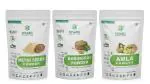 NISARG ORGANIC FARM Combo of Fenugreek Seed, Bhringraj, and Amla Powder I Pure, Natural I Traditional Method Made I for Hair Growth, Face & Skin Care, cooking, health drinks I for Men & Women - 200g x 3 Pack