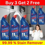 BLISS & BLUSH Toilet Cleaner blue 2500ML Removes Tough Stains and Odour, Provides Freshness for 100 Flushes