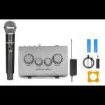 Hayden Karaoke Sound Mixer Dual Mic Inputs with Sound Mixer Professional Audio System