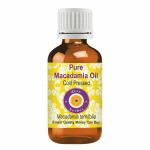 Deve Herbes Pure Macadamia Oil (Macadamia ternifolia) Natural Therapeutic Grade Cold Pressed 10ml