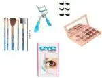 Lenon Beauty Nude+5 Pcs Brush+3 Pair Eyelashes+Curler+Eye Adhesiv (5 Items in the set)