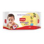 Luvlap Paraben Free Baby Wipes With Jojoba Oil 72 Wipes