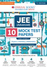 Oswaal JEE Advance 10 Mock Test Papers (Paper-1 & Paper-2) Physics, Chemistry, Mathematics (For 2024 Exam)_oswaal books
