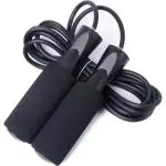 Shopeleven Skipping Foam Rope Strong Adjustable Speed Ropes For Adults & Child BEARINGS 360 degree FREE ROTATION