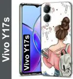 Fashionury Back Cover for Vivo Y17s (Multicolor, Grip Case, Silicon, Pack of: 1)