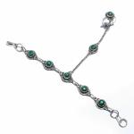 SHREE HANUMAN ENTERPRISES Tibetan Turquoise Silver Handmade Jewelry Bracelet 0.55