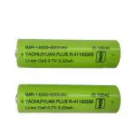 KP Original Battery Button top AA Vipow - IFR 14500 600mAh 3.7v Rechargeable Li-On Cell (Pack of 2) Green