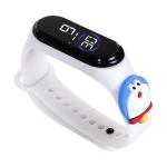 EVOTECH White Blue Digital Dial Stylish and Fashionable Wrist Smart Watch LED Band for Kids, Colorful Cartoon Character Super Hero Waterproof Watch for Boys & Girls (W Doremon)