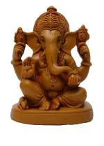 Karighar Multicolor Resin Riddhi Siddhi Ganesh Ji Ganpati Bappa Idol Perfect