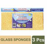 HIGLEAN GLASS SPONGES 3 PCS PACK