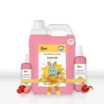 VRH Strawberry Hand Sanitizer Combo | Non-Sticky & Anti Bacterial | Kills 99.99% Germs 5.3L