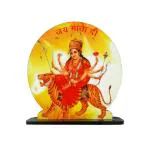 Sk Craft Multicolor Wood Durga Idol