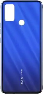 FRIENDZZWORLD Blue Plastic Back Panel For Tecno Spark 6 Air Ke6