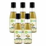 CareVeda Olive Oasis Hair Oil, Enriched with Bakuchi and Til Oil Suitable For All Hair Types 100ml ( Pack of 5 )