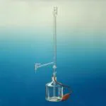 ABGIL Borosilicate Glass Burette Automatic Zero Mounted With Glass Stopcock With Rubber Pump Capacity 50ml
