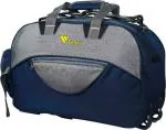 FEDRA Blue Polyester Strolley Duffel Bag - 50 L