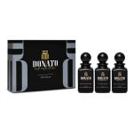 DONATO OUD TRILOGIA SET Luxury Unisex Eau de Parfum Gift Set 3 x 100ml for Men & Women with OUD BIANCO, OUD NERO, OUD ROSSO Perfume | Long Lasting EDP Fragrance Scent