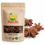 Dawn Lee Star Anise | Whole Chakri Phool | Badhiyan Phool | Spice Aromatic & Natural (100 Gm)