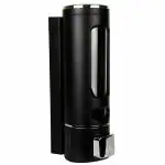 Elegant Casa Soap Dispenser for Soap Shampoo Conditioner Ideal for Washrooms, Homes, Schools, and Offices, With Soap Drop Flow Control Button for 400 Ml Wall Mounted (Black)