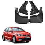 Gee Cee Black Abs Plastic O.E Type Mud Flaps Mud Guard For Volkswagen Polo T-2 (Set Of 4)