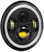 Cadeau Led Headlight For Royal Enfield, Harley Davidson, Mahindra, Thunder Bird 350, Classic 350