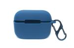 Kolorcase Boult Gearpods Navy Blue Silicone Case Cover with Hook