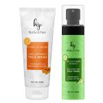 Skin Lightening Vitamin C and Glutathione Face Wash for Brighter and Glowing Skin & Skin Purifying Cucumber Face Toner for Refreshing, No Parabens or sulphates, Free for toxins| All Skin Type 200 ML, Pack of 2