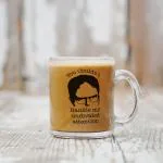 Akipi Dwight Schrute You Couldn’t Handle My undivided Attention Transparent Glass Coffee and Tea Mug ARM525
