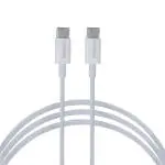 SHOPIES PD TYPE C TO TYPE C DATA CABLE 65 W 5 A/ SUPER CHAEGING CABLE 1 M /SAMSUNG VIVO OPPO REALME REDMI INFINIX ONEPLUS ALL TYPE DEVICE…........