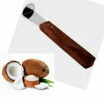 Ammaieesan Coconut Peeler /Remover/ Handy Hand Grater Kitchen with Wooden Handle Coconut Peeler /Remover/ Handy Hand Grater Kitchen with Wooden Handle/ Grater Stainless Steel Kitchen ues