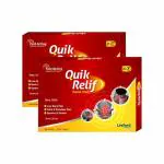 Quikrelif Ayurvedic Pain Relief Patches Pack of 2 (58mmx87mm)- Helps in Back, Neck and Shoulder Pain