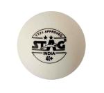 Stag White Plastic Table Tennis Ball 40 mm,