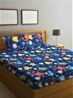 La elite Microfibre printed bedsheet for double bed sheet size 88 inches x 88 inches with 2 pillow covers