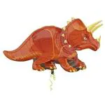 Grand Shop Multicolor Foil Large Dinosaur Foil Balloon