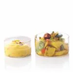 Borosil Vision Borosilicate Glass Round Katori Wati Bowl, 180 ML, Set of 6