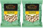 BLK Foods 400g Roasted & Lightly Salted Pistachio (Inshell) | Tasty Crunchy 400g (200g X 2)