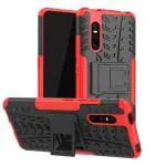 S-Hardline Vivo V15 Pro Red Rubber, Plastic Dazzle Case