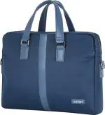 Safari Select Classic Messenger Bag with Laptop and Tablet Sleeve, Water Resistant Polyester Material, Detachable Strap, For Men and Women, Blue
