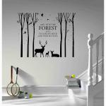 CVANU Into The Forest Wall Sticker Vinyl Wall Sticker for Wall Decoration